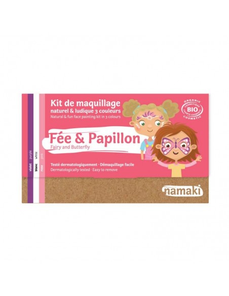 Kit de maquillage 3 couleurs Fée & Papillon - NAMAKI