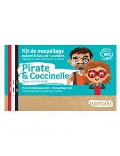 Kit de maquillage 3 couleurs - Pirate & Coccinelle -...