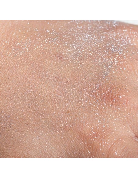 Poudre scintillante Argent et son pinceau magique - NAMAKI