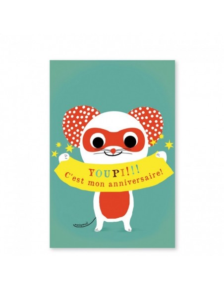 Mes Cartes d'invitations PIROUETTE CACAHOUETE