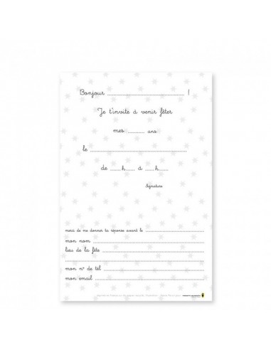 Mes Cartes d'invitations PIROUETTE CACAHOUETE