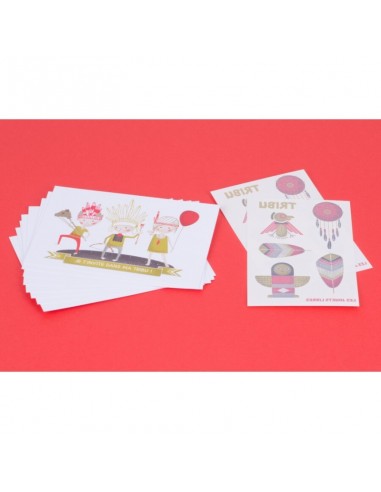 Cartes d'anniversaire Ma tribu - Les Jouets libres