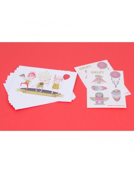 Cartes d'anniversaire Ma tribu - Les Jouets libres