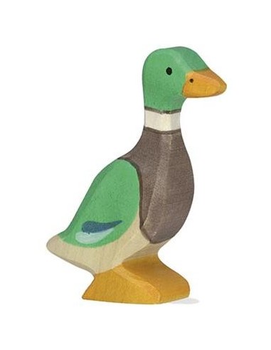 Canard - animaux de la ferme - figurine en bois HOLZTIGER