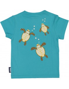 T-shirt Tortue enfant en coton bio - COQ EN PÂTE 2