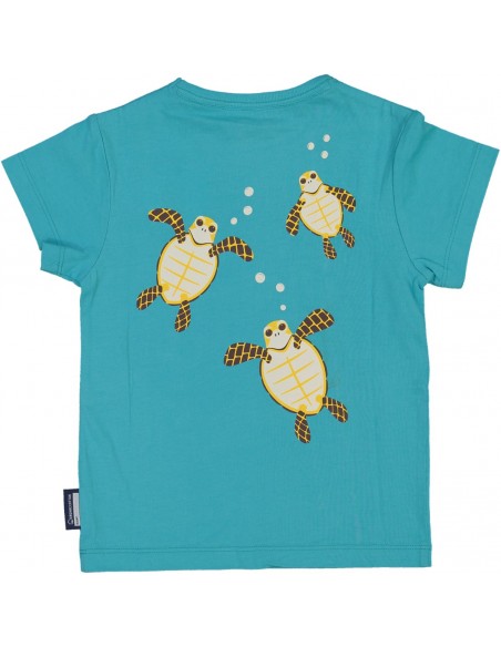T-shirt Tortue enfant en coton bio - COQ EN PÂTE