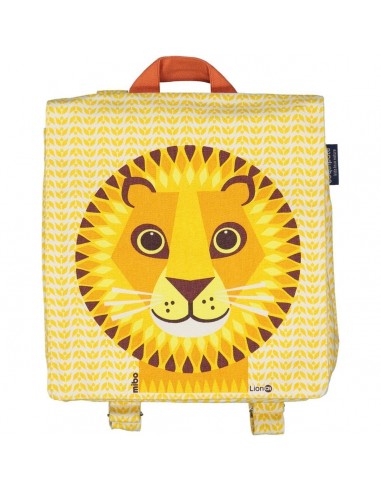 Sac à dos enfant Lion en coton bio - COQ EN PÂTE