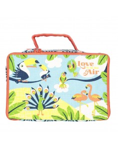 Valisette enfant Love is in the air en coton bio - COQ EN...