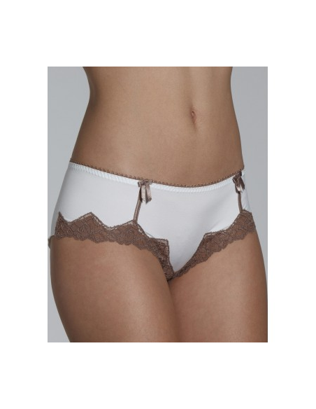 Shorty Gourmandise ivoire praline
