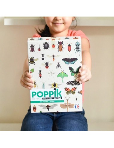 Puzzle éducatif 500 pièces INSECTES - POPPIK 8+