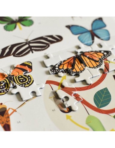 Puzzle éducatif 500 pièces INSECTES - POPPIK 8+