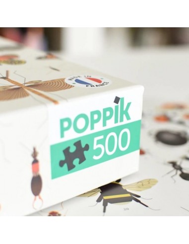 Puzzle éducatif 500 pièces INSECTES - POPPIK 8+
