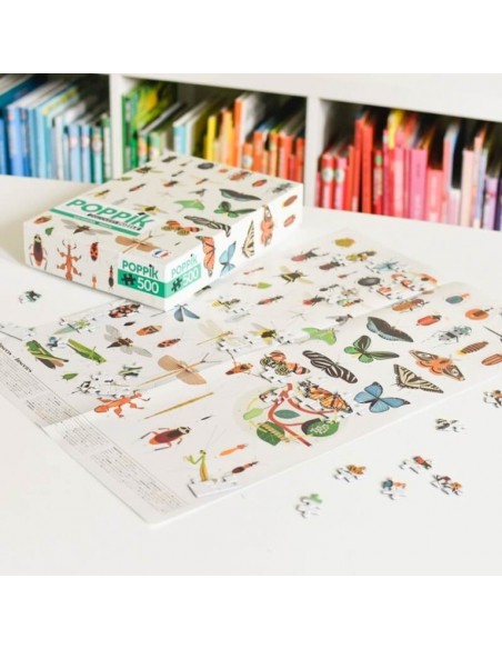 Puzzle éducatif 500 pièces INSECTES - POPPIK 8+
