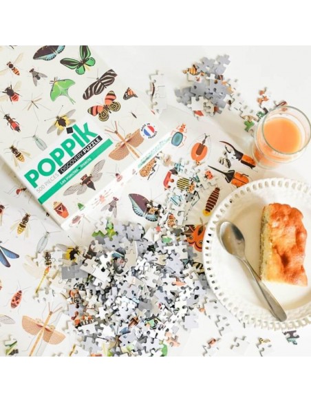 Puzzle éducatif 500 pièces INSECTES - POPPIK 8+