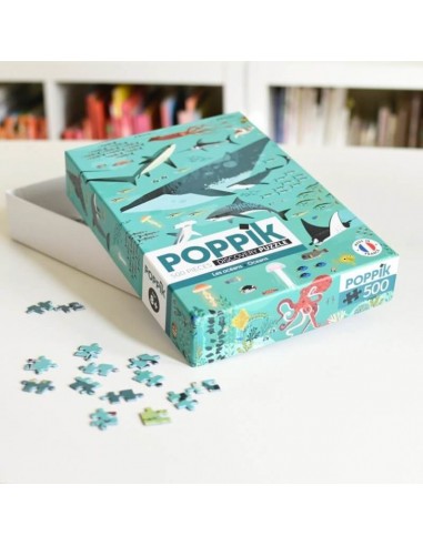 Puzzle éducatif 500 pièces OCÉANS - POPPIK 8+