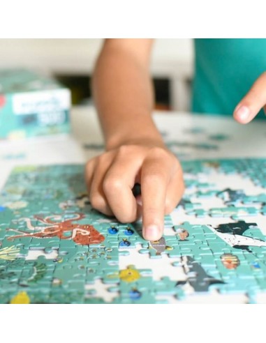 Puzzle éducatif 500 pièces OCÉANS - POPPIK 8+