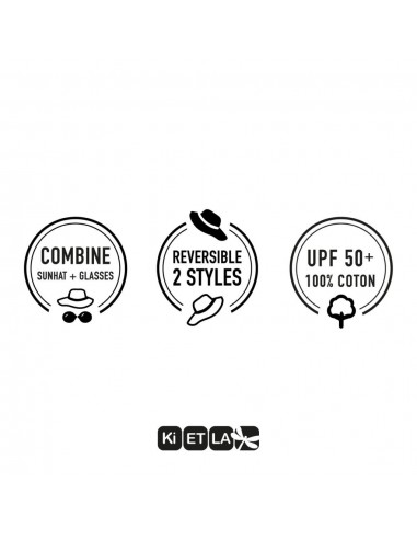 Chapeau Kapel Anti-UV réversible bébé/enfant...