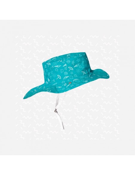 Chapeau Kapel Anti-UV réversible bébé/enfant Swimming Pool - KI ET LA