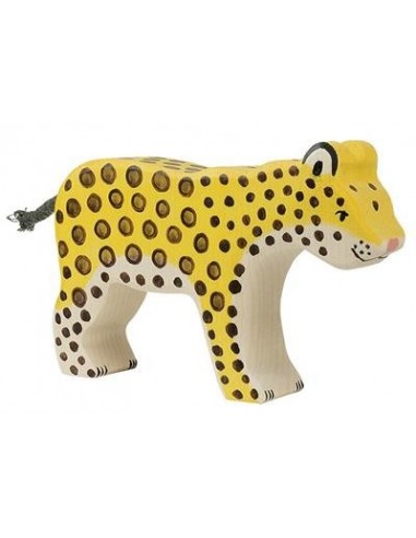 Léopard - animaux de la jungle - figurine en bois HOLZTIGER