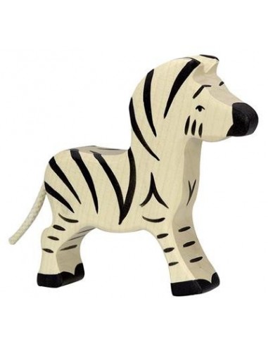 Zèbre petit - animaux de la jungle - figurine en bois HOLZTIGER