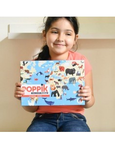 Puzzle éducatif 500 pièces - ANIMAUX - POPPIK 8+ 2