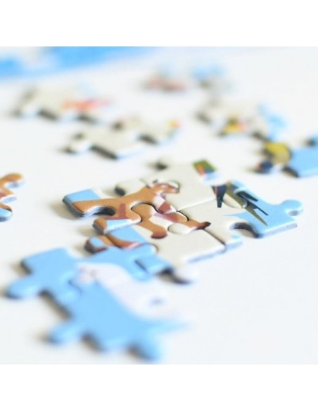 Puzzle éducatif 500 pièces - ANIMAUX - POPPIK 8+