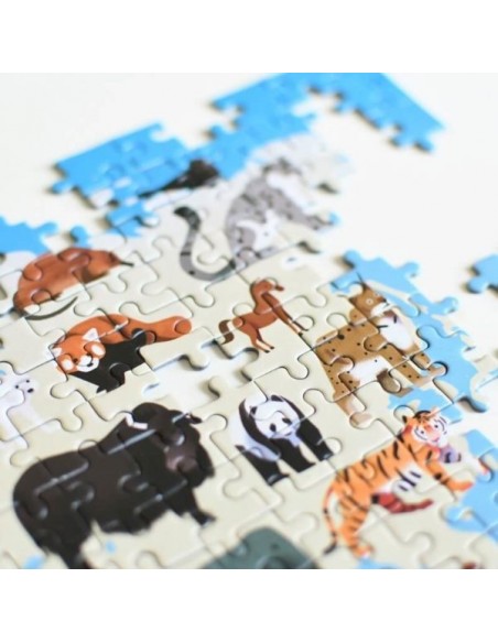 Puzzle éducatif 500 pièces - ANIMAUX - POPPIK 8+