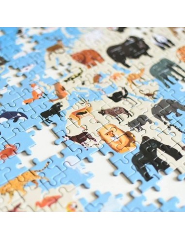 Puzzle éducatif 500 pièces - ANIMAUX - POPPIK 8+