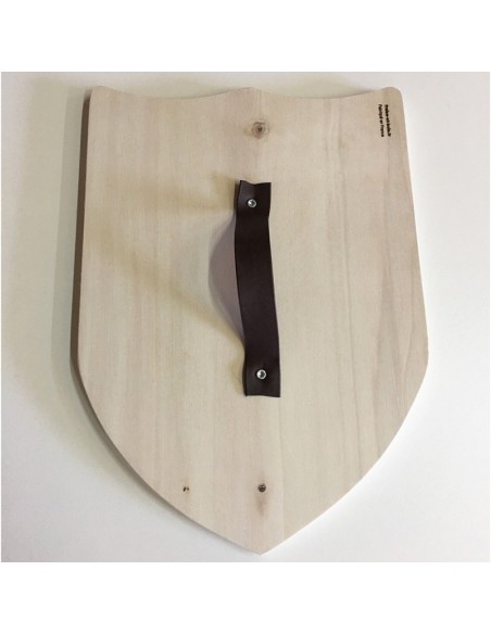 Pack Arthur - Épée et bouclier en bois - Blanc Tour château fort - FRAISE ET BOIS 3+