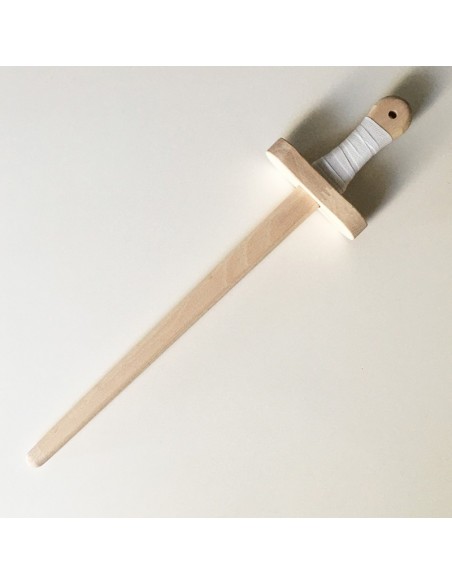 Pack Arthur - Épée et bouclier en bois - Blanc Tour château fort - FRAISE ET BOIS 3+