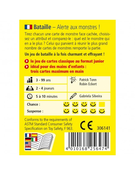 Bataille junior - Alerte aux monstres ! - HABA 3+