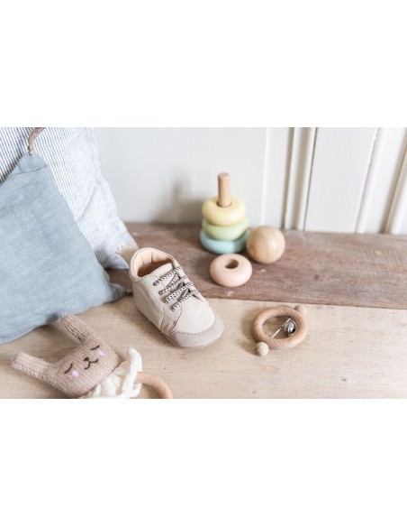 Chaussures pré-marche cuir enfant - IGO B Mou Sand Shell - EASY PEASY EZPZ