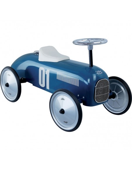Porteur voiture vintage 01 - bleu pétrole - VILAC 18M+