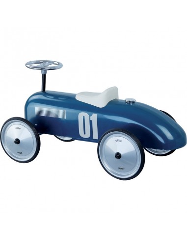 Porteur voiture vintage 01 - bleu pétrole -...