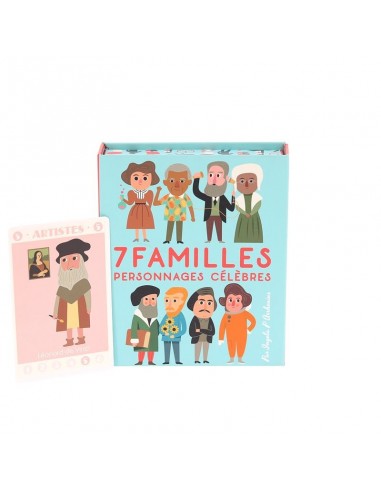 Jeu de 7 familles personnages célèbres par...