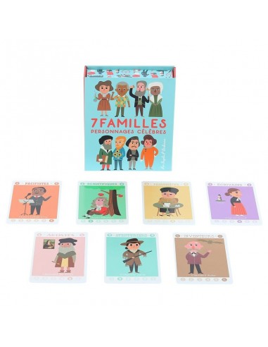 Jeu de 7 familles personnages célèbres par...