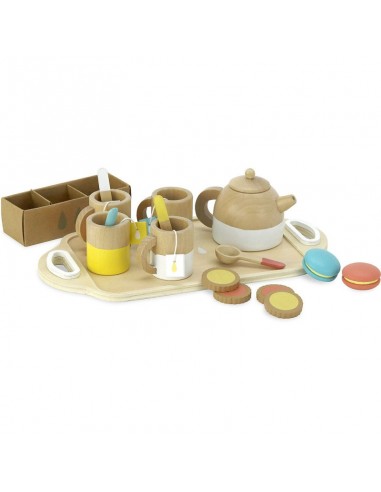 Service à thé 21 pièces en bois - VILAC 2+