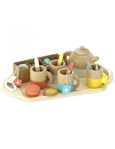Service à thé 21 pièces en bois - VILAC 2+