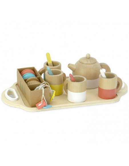 Service à thé 21 pièces en bois - VILAC 2+