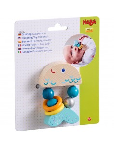 Hochet Poisson bleu azur - HABA 6M+ 2