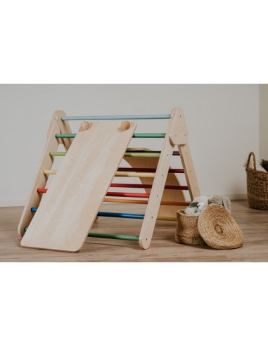 Ensemble Triangle d’escalade Pikler et Mur...
