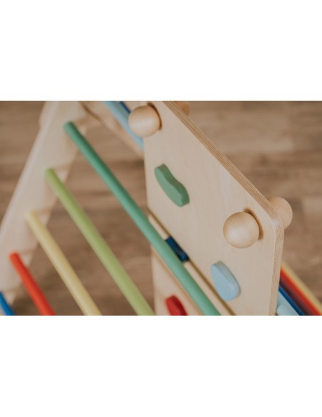 Ensemble Triangle d’escalade Pikler et Mur suédois 2en1 - LEG&GO