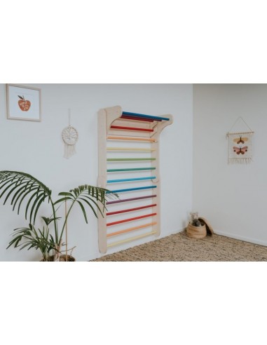 Ensemble Triangle d’escalade Pikler et Mur...