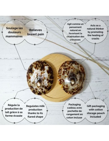 Coquillage d'allaitement mammaire - IRREVERSIBLE