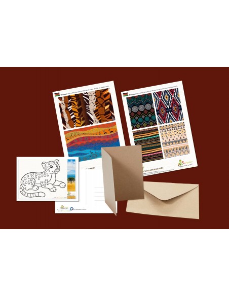 Box Voyageons en jouant ! - Kenya - ENVOYAJEUX 6+ - Made in France