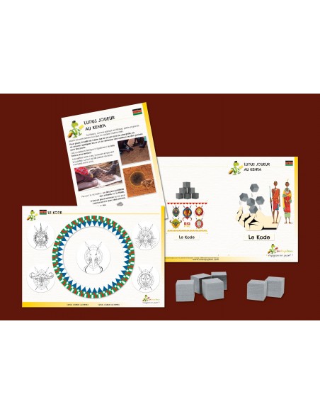 Box Voyageons en jouant ! - Kenya - ENVOYAJEUX 6+ - Made in France