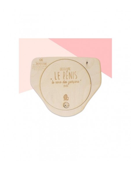 Puzzle 3D pénis - CUTCUTCUT CODET 6+