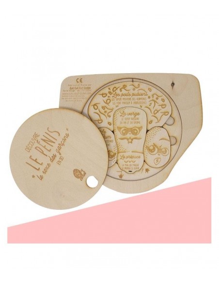 Puzzle 3D pénis - CUTCUTCUT CODET 6+