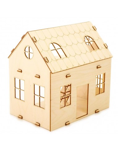 Maison de poupée 3D en bois été - MUNDA MUNDI