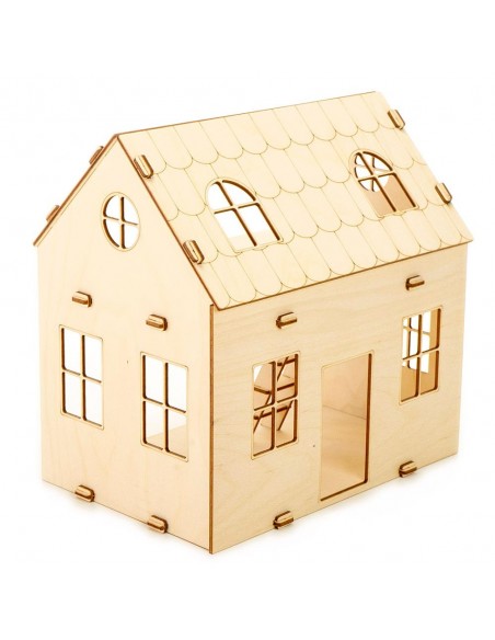 Maison de poupée 3D en bois été - MUNDA MUNDI